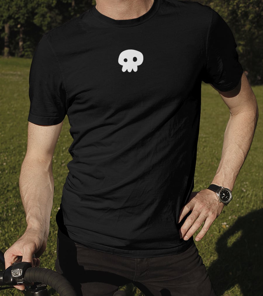 Seth Merch Skull оформление Black Top T-Shirt