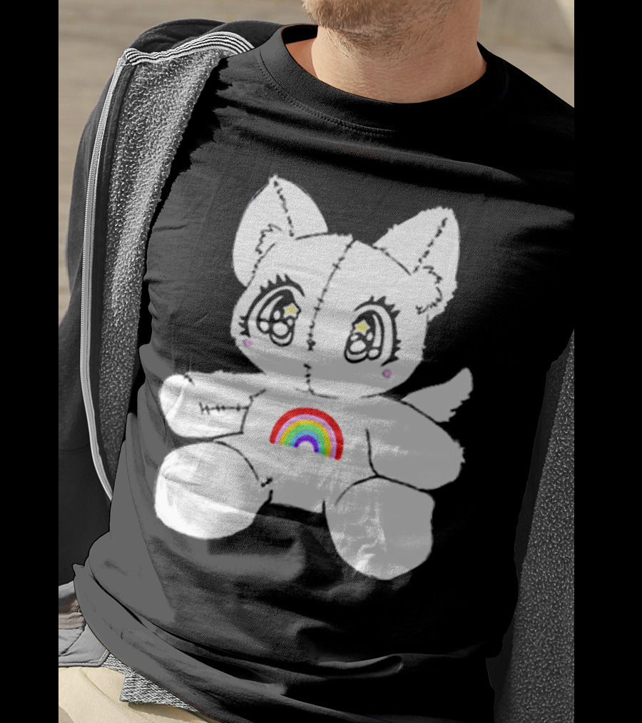 Slayyyter Rainbow Cat Plushie T-Shirt