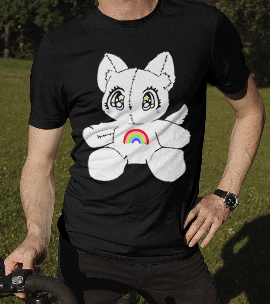 Slayyyter Rainbow Cat Plushie T-Shirt