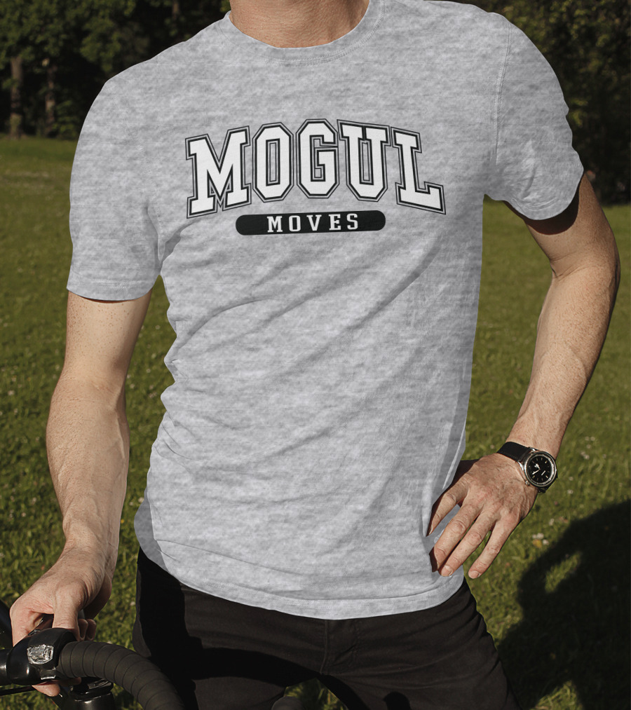 Mogul Moves Athletic Style Lettering T-Shirt