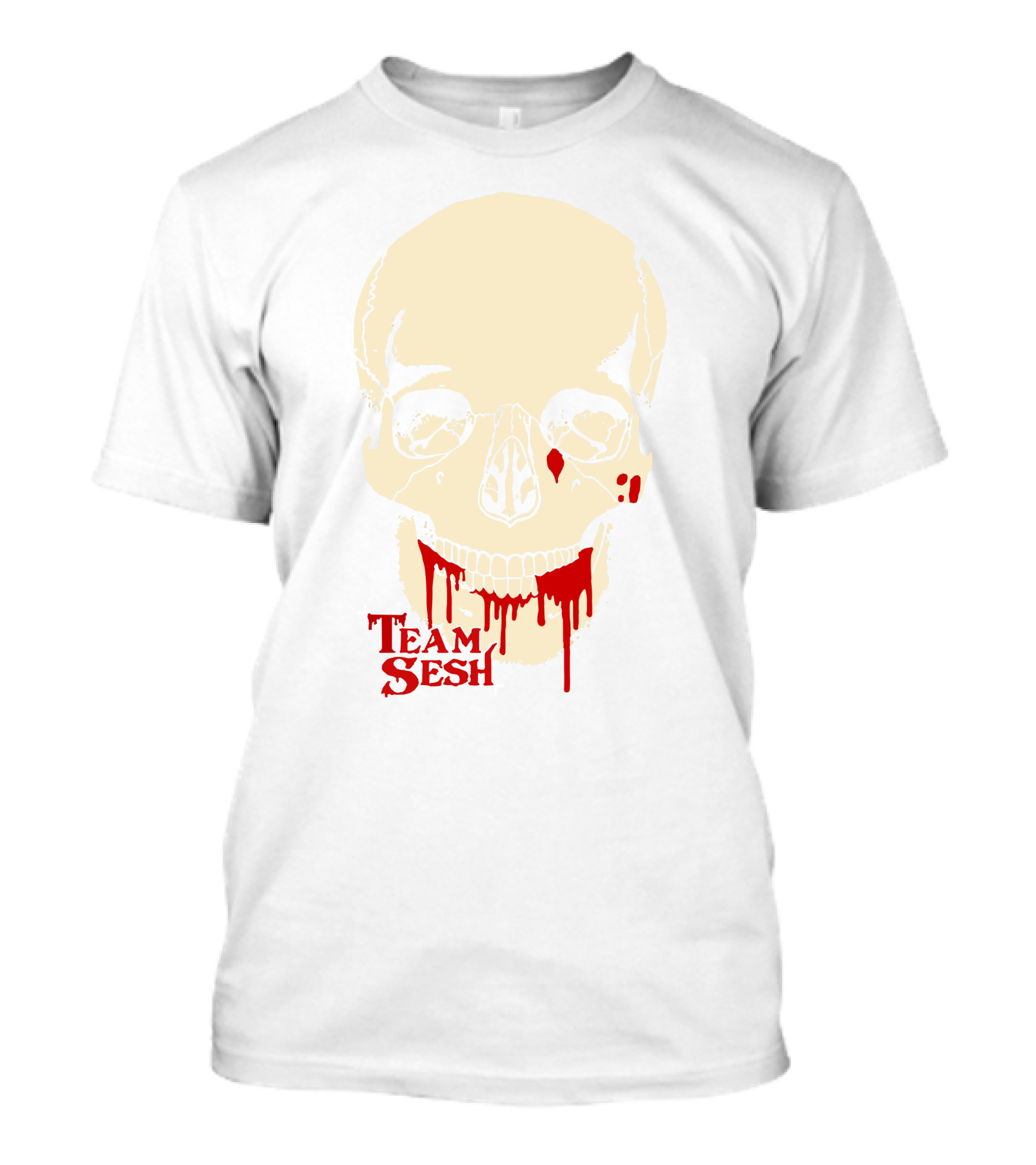 Team Sesh Skull Dripping Blood T-Shirt