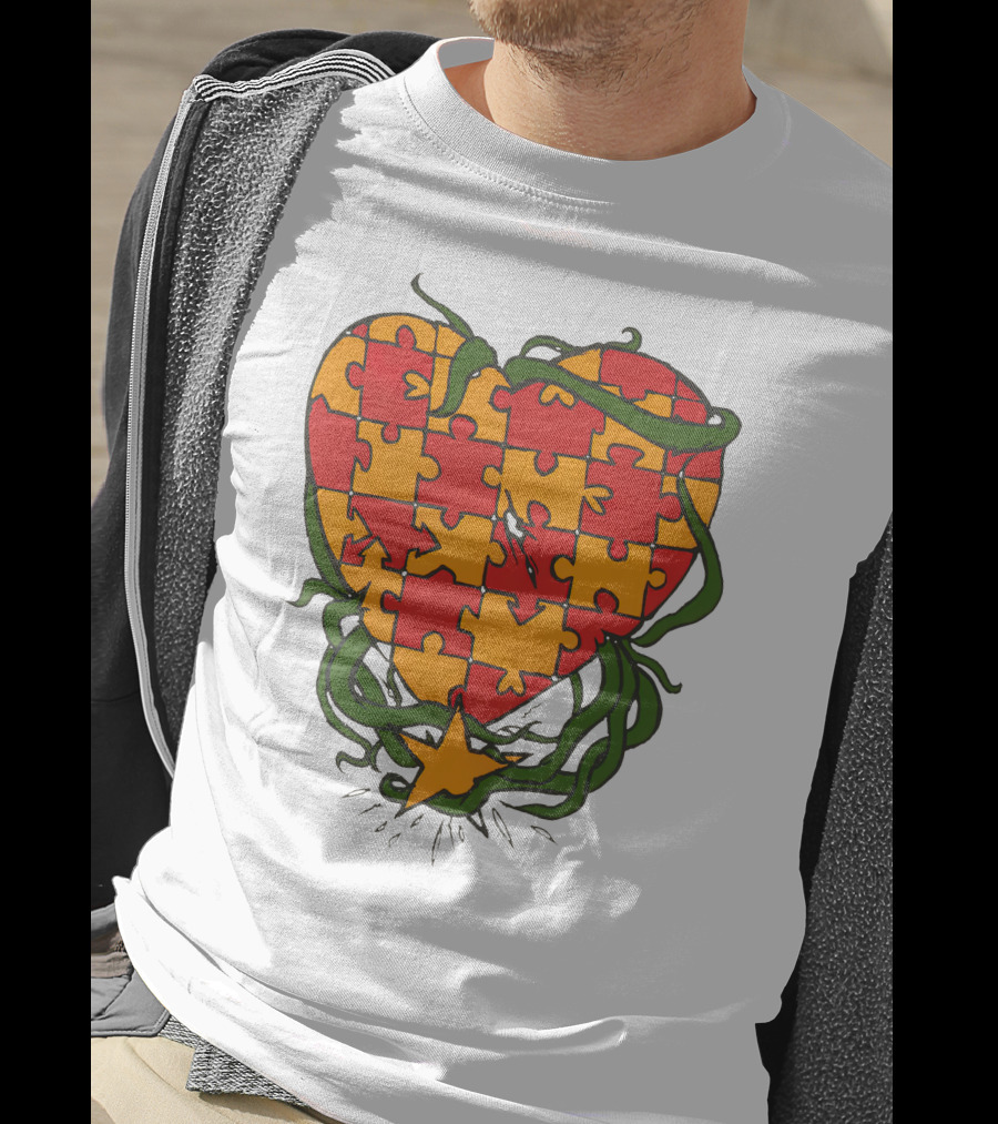 Gallery Dept Heart Puzzle And Vine T-Shirt