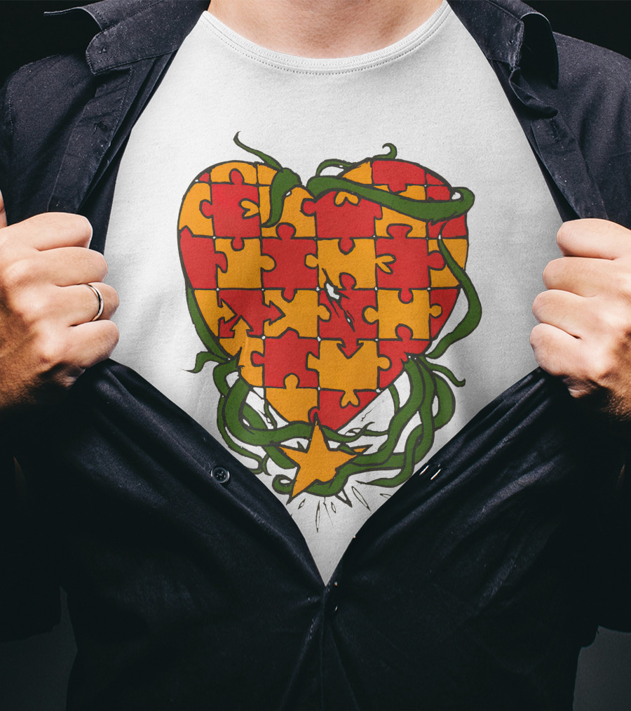 Gallery Dept Heart Puzzle And Vine T-Shirt