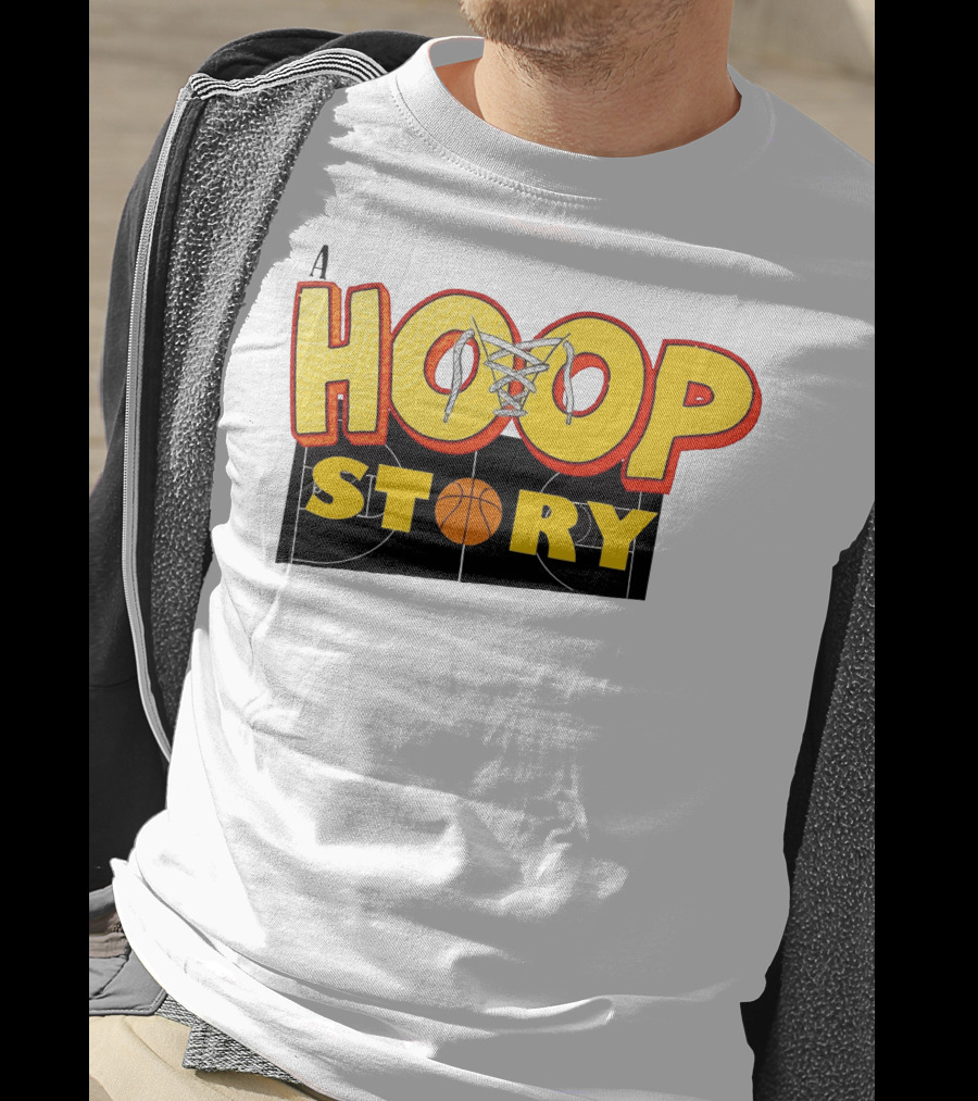 A Hoop Story Basketball Court T-Shirt