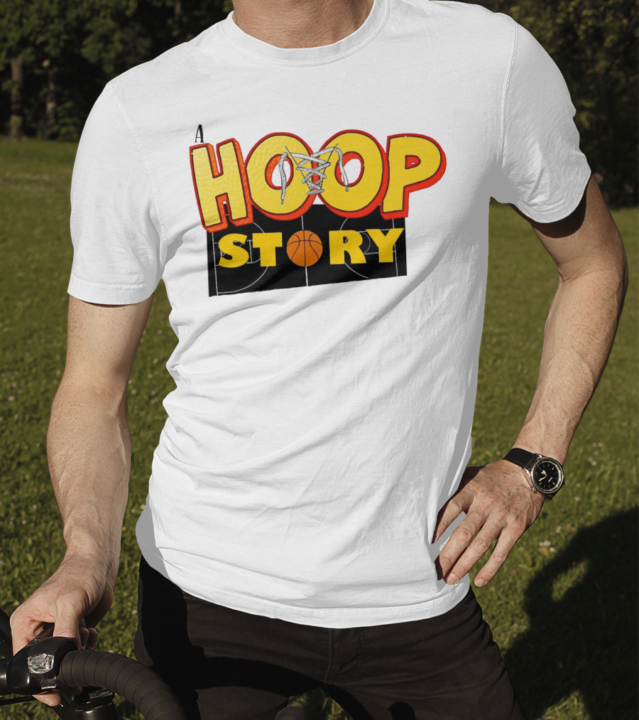 A Hoop Story Basketball Court T-Shirt
