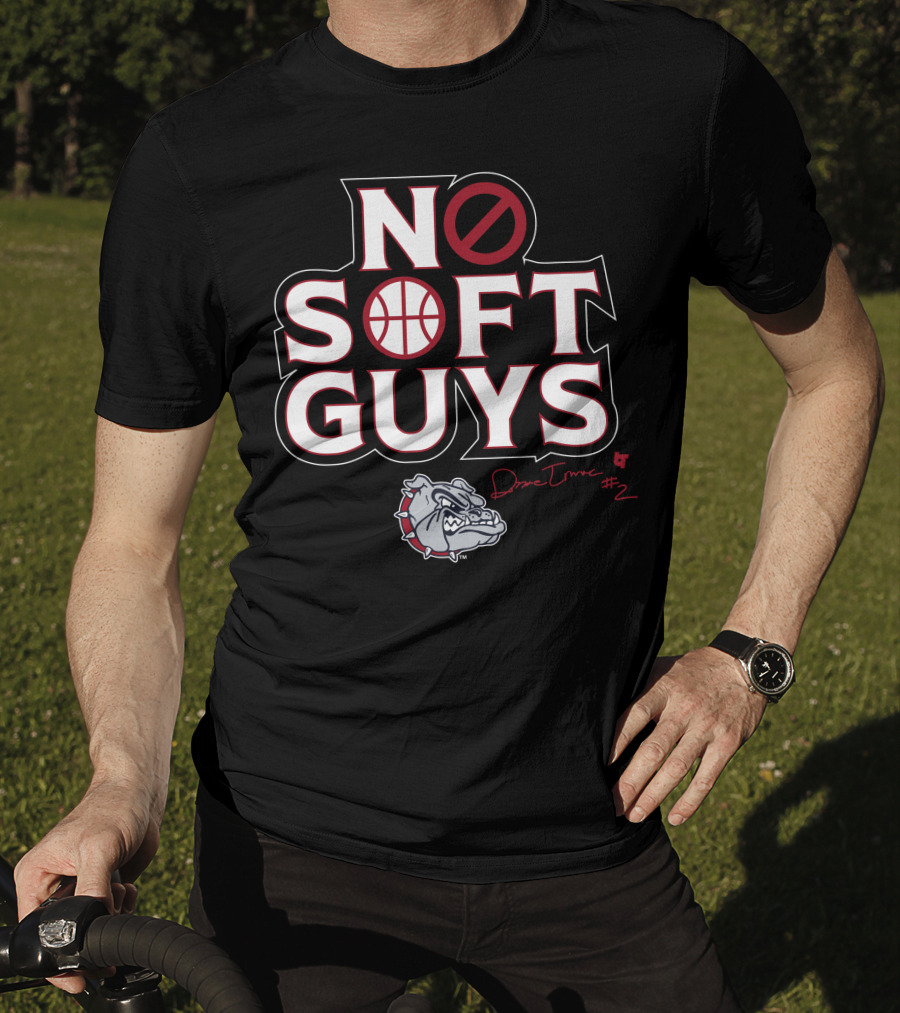 No Soft Guys Drew Timme #2 Bulldog Basketball T-Shirt