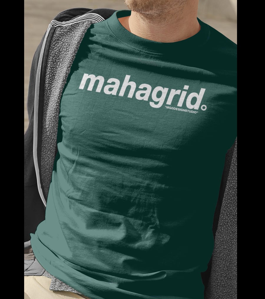 Mahagrid MGDESIGNSTUDIO Forest Green T-Shirt