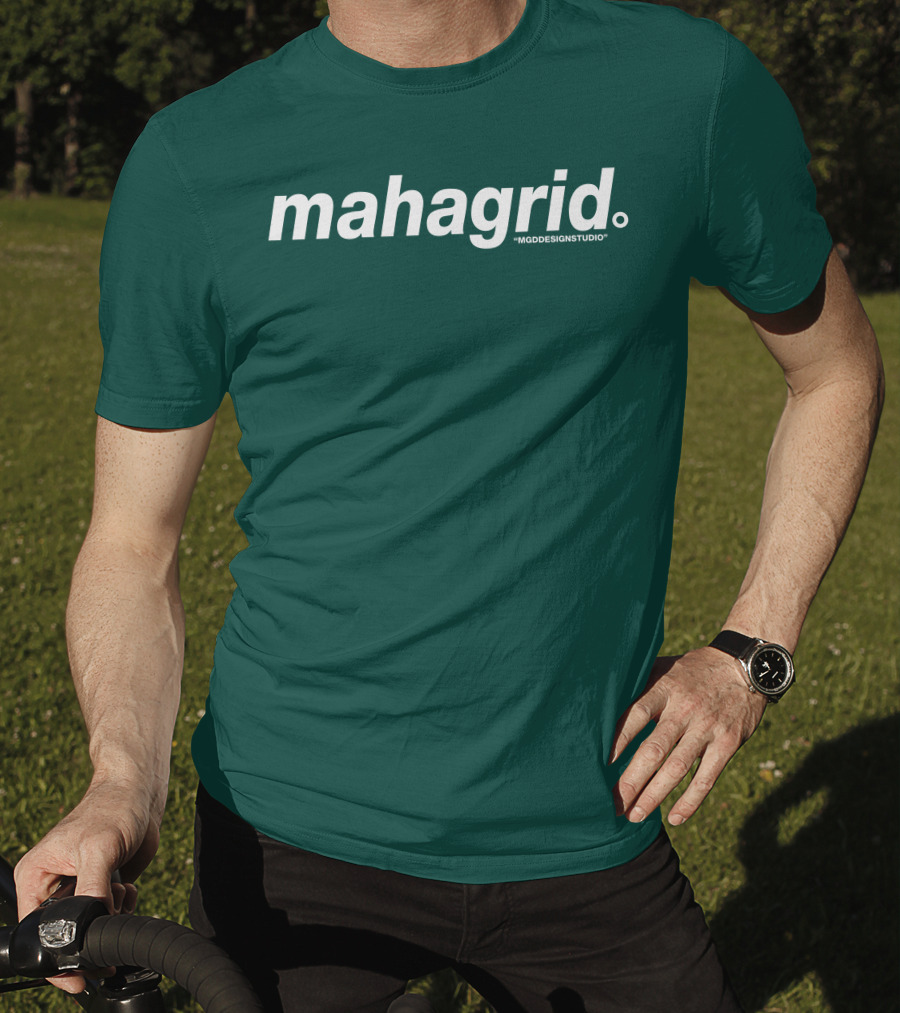 Mahagrid MGDESIGNSTUDIO Forest Green T-Shirt