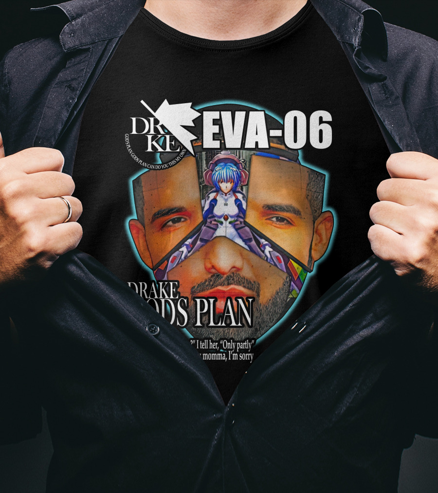 DRAKE EVA-06 GODS PLAN UNIT 06 T-Shirt