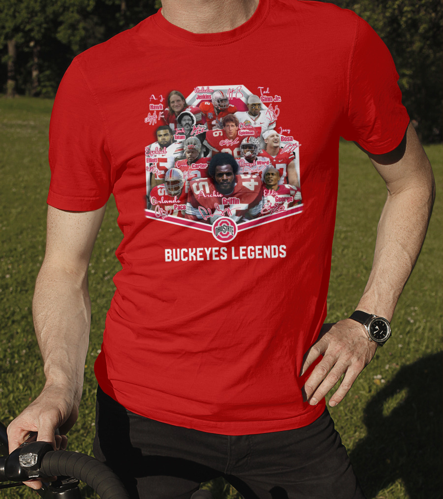 Ohio State Buckeyes OSB Legends Football Stars T-Shirt