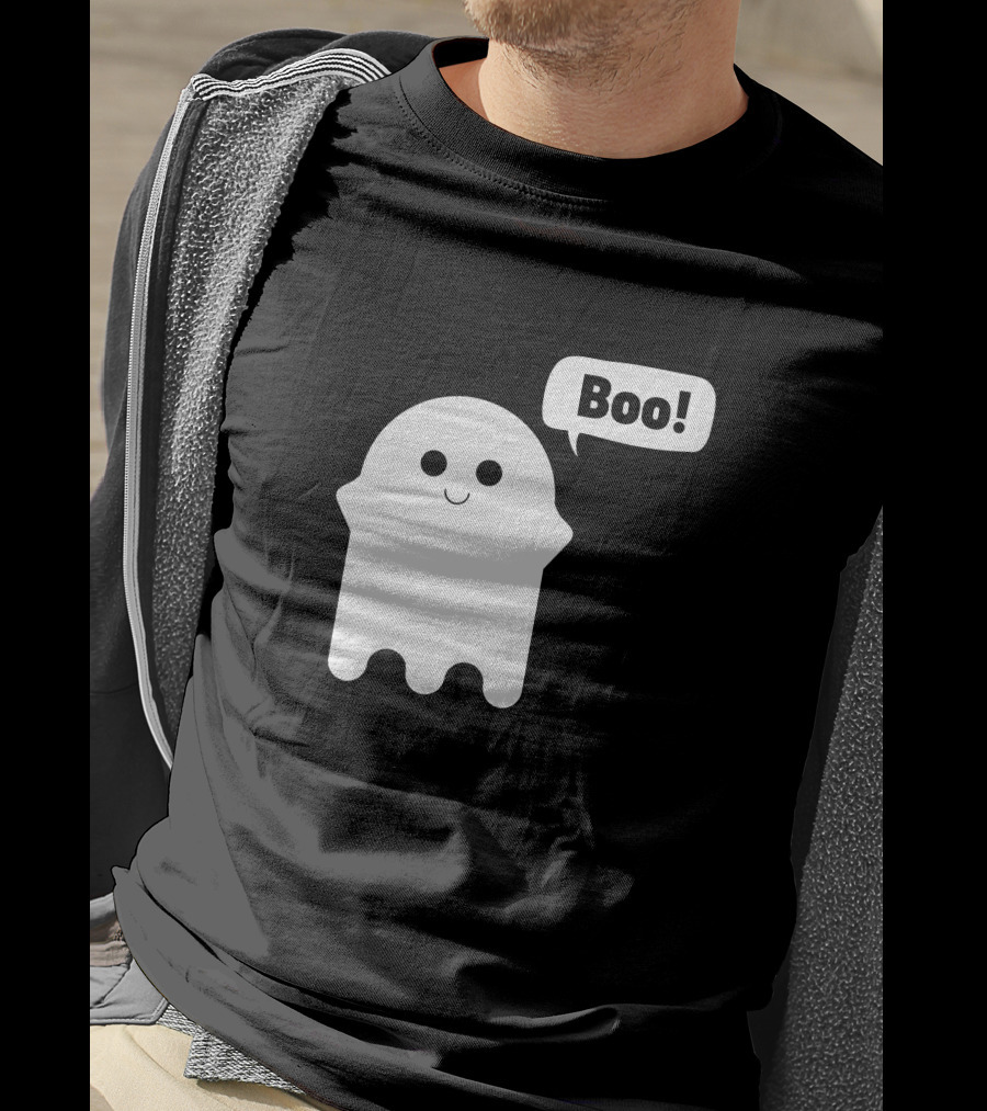 Cute Smiley Ghost Boo Edition T-Shirt
