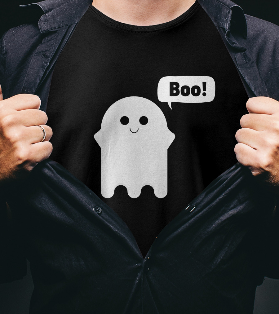 Cute Smiley Ghost Boo Edition T-Shirt