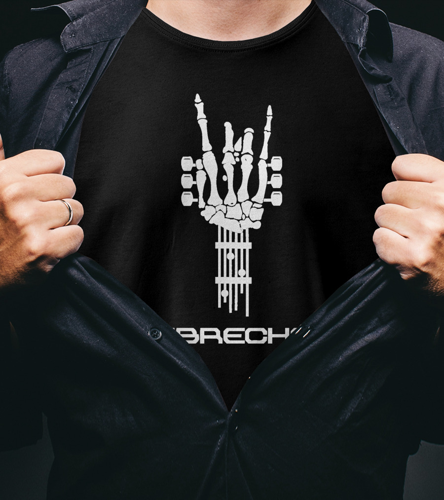 Eisbrecher Skeleton Rock Hand T-Shirt