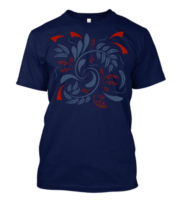 Folk Flowers Floral T-Shirt