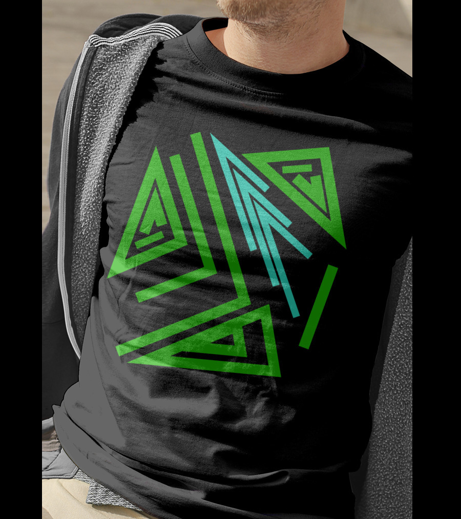Mystical Geometry Alchemy Symbol And Magic Runes Sign T-Shirt