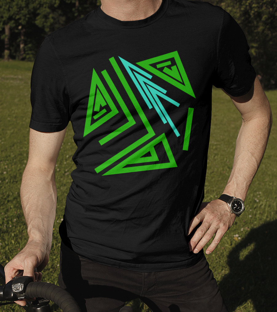 Mystical Geometry Alchemy Symbol And Magic Runes Sign T-Shirt