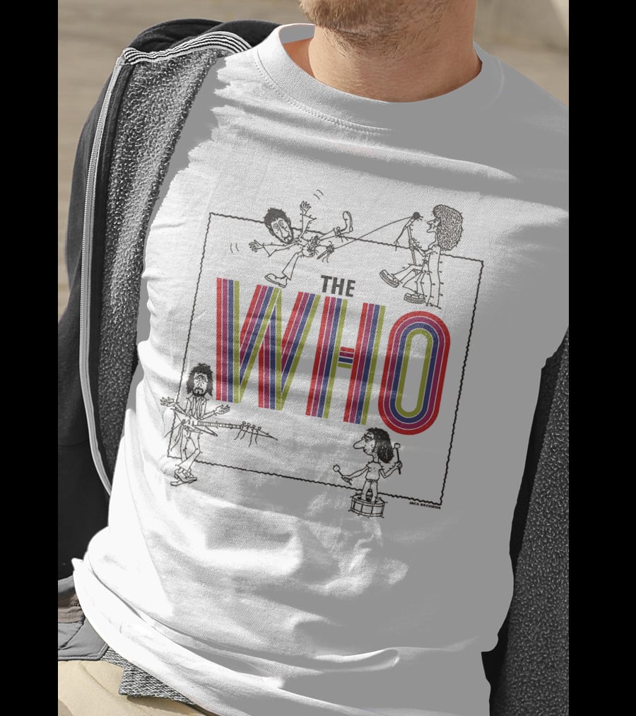 BNTW140707BN The Who Cartoon Band Members T-Shirt