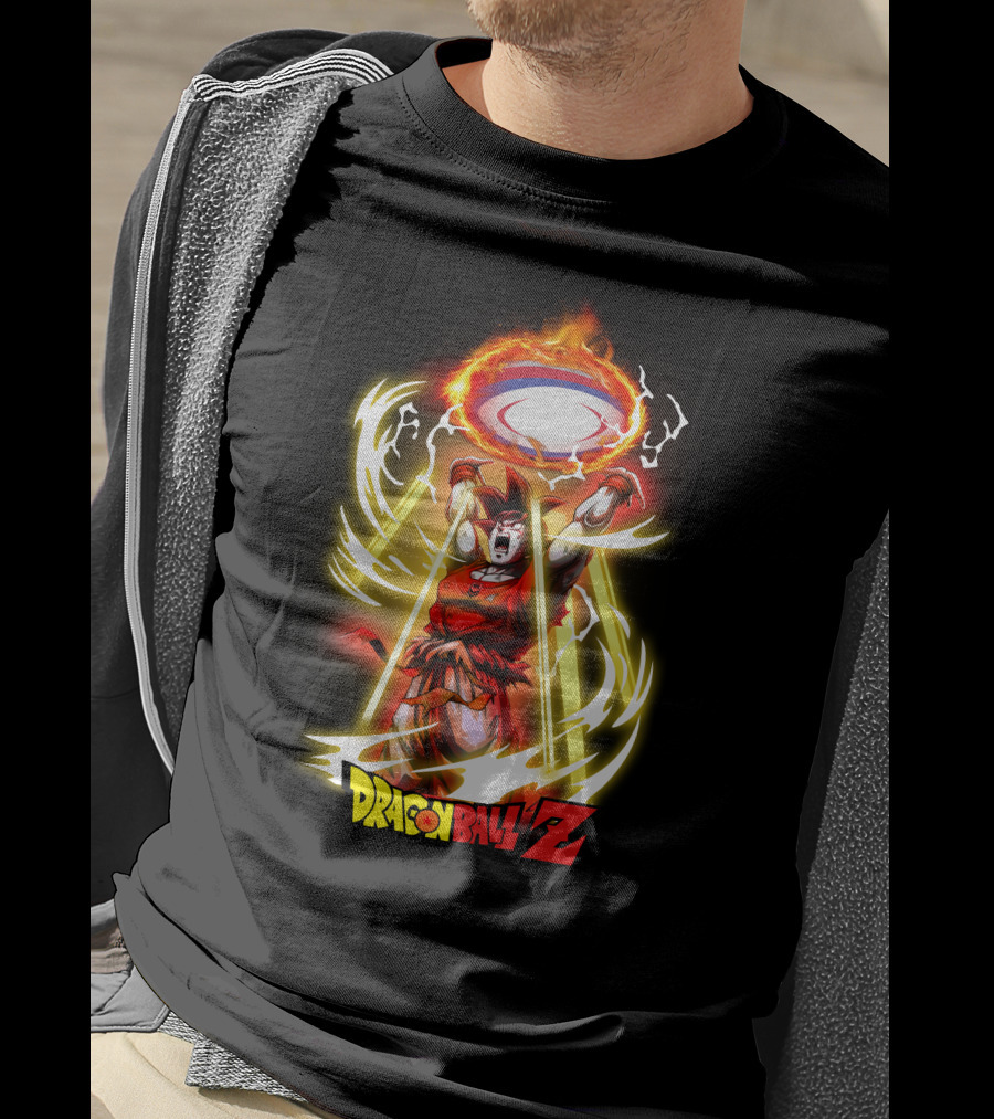 Dragon Ball Z Goku Spirit Bomb NRL Fans T-Shirt