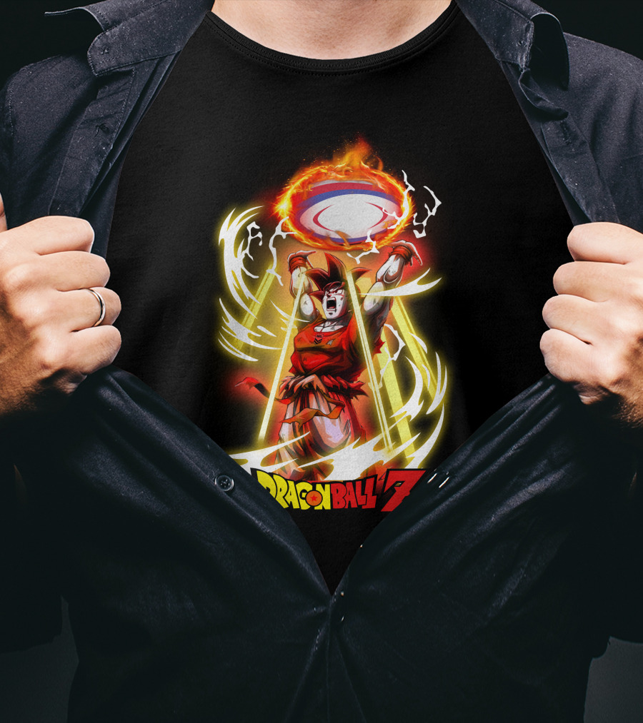 Dragon Ball Z Goku Spirit Bomb NRL Fans T-Shirt