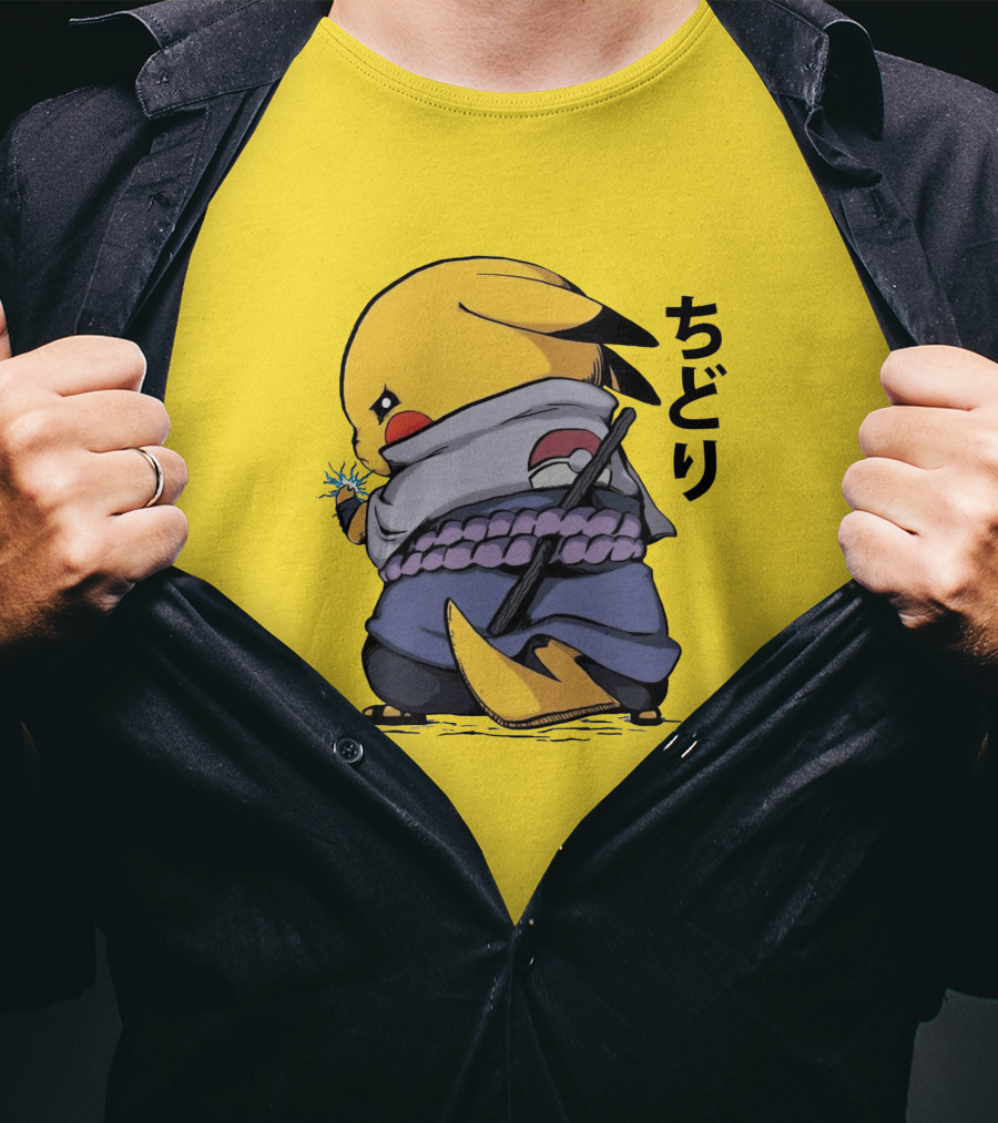 Pika Chidori Ninja Mashup For Fans T-Shirt