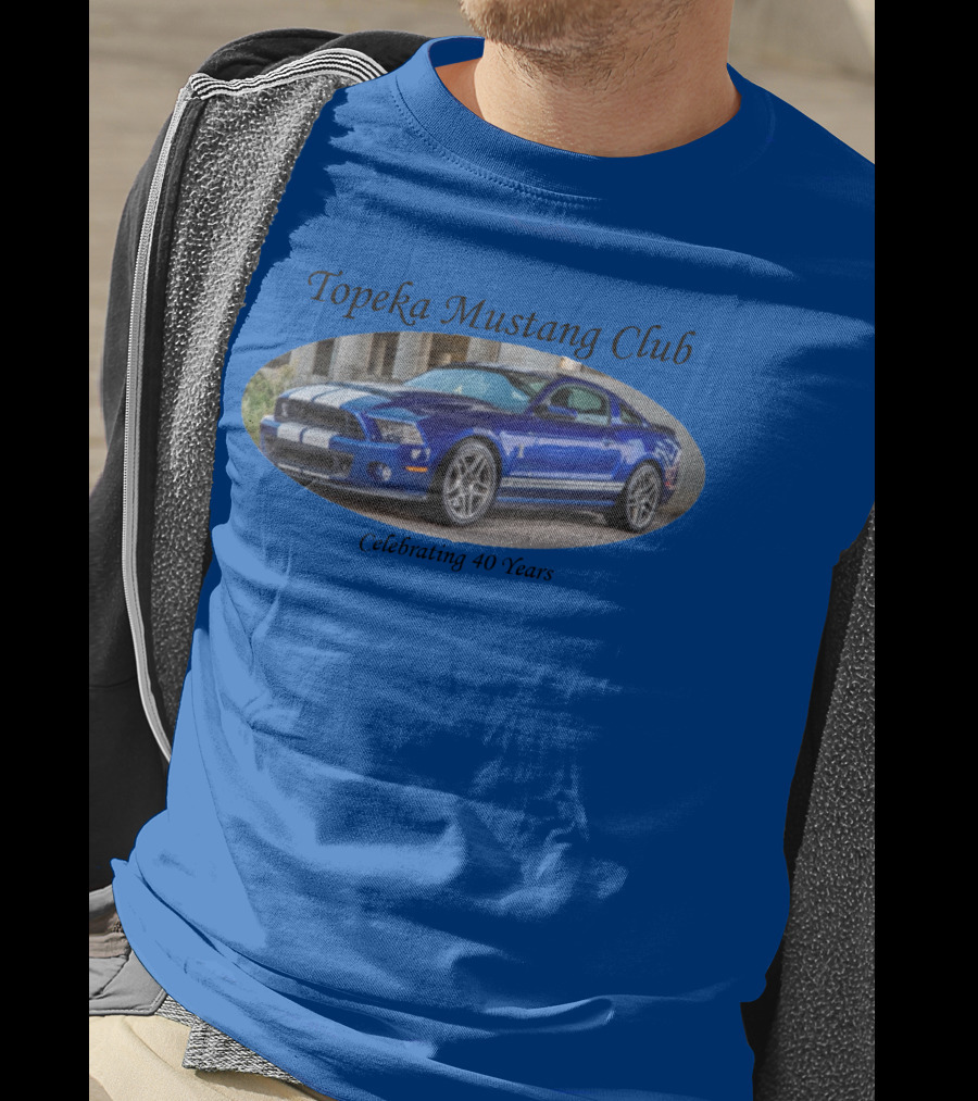 Topeka Mustang Club Celebrating 40 Years T-Shirt