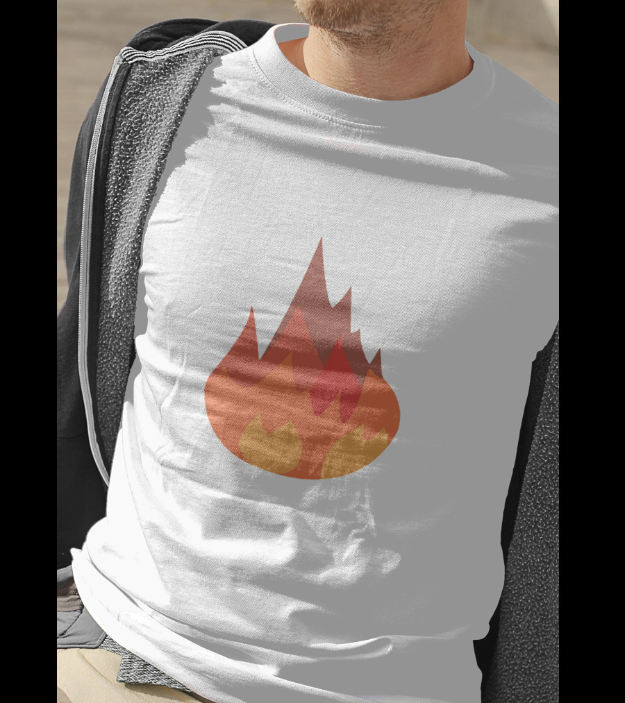 Sapnap Fire Icon Flame Symbol Gaming Merchandise T-Shirt