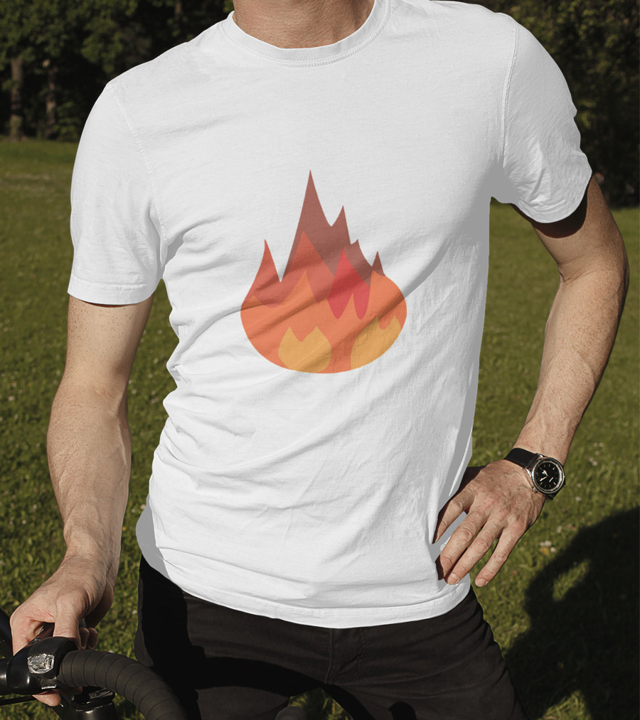 Sapnap Fire Icon Flame Symbol Gaming Merchandise T-Shirt