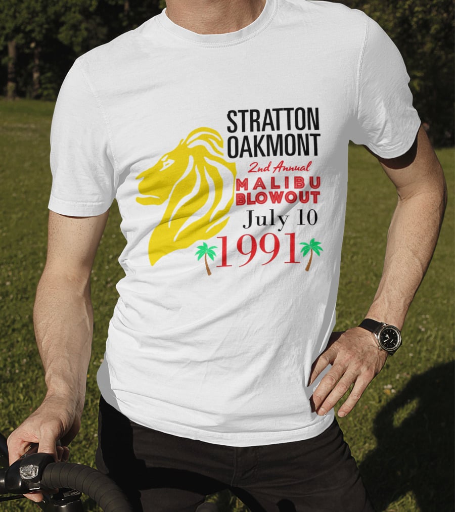 Stratton Oakmont 2nd Annual Malibu Blowout July 10 1991 T-Shirt