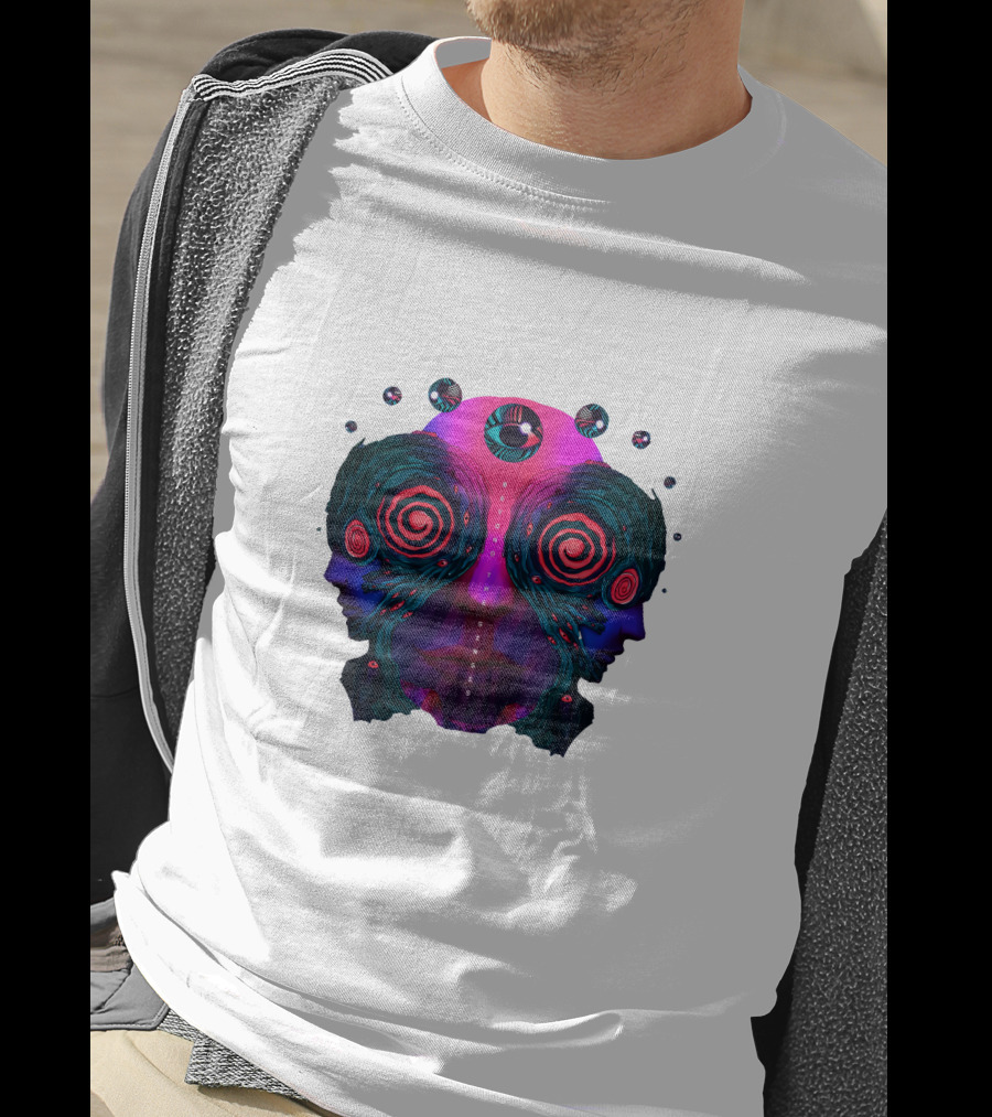 Rezz Beyond The Senses Psychedelic Faces T-Shirt