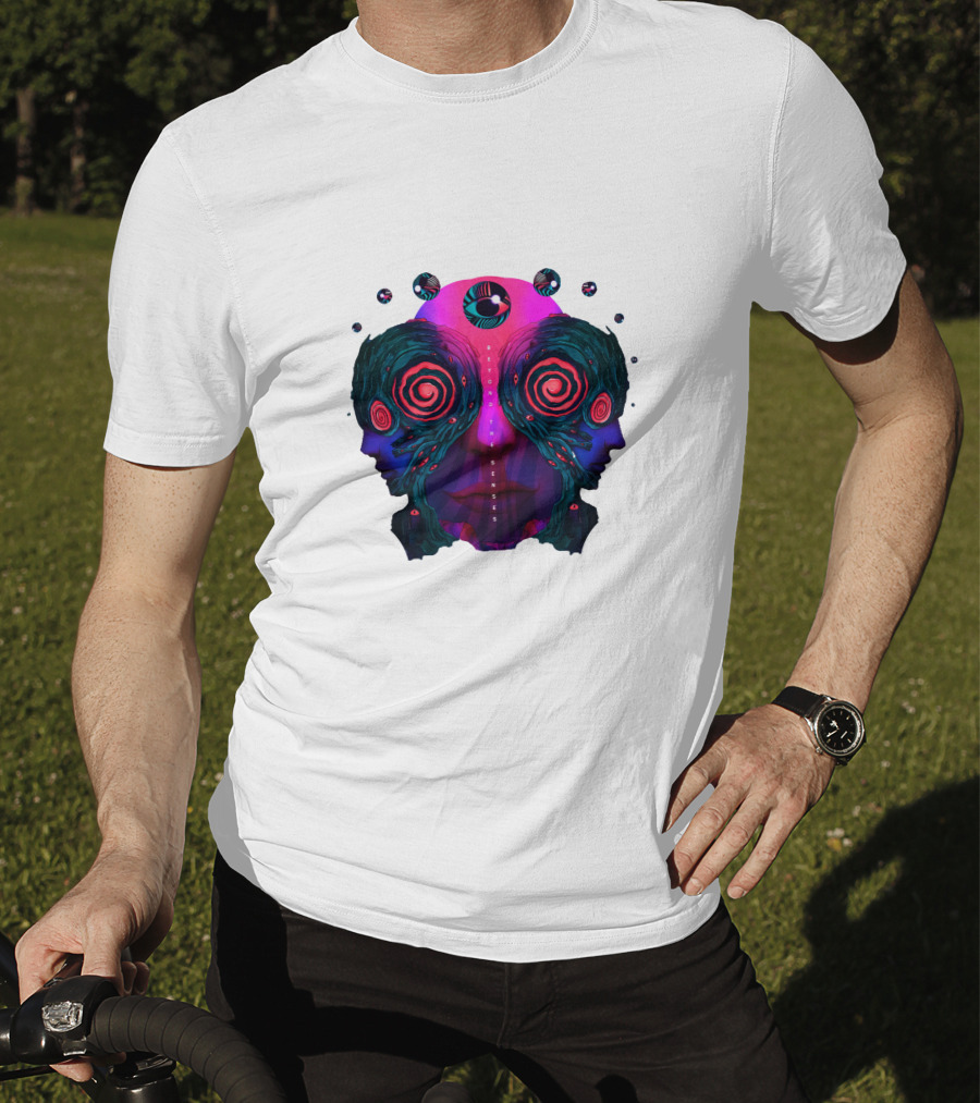 Rezz Beyond The Senses Psychedelic Faces T-Shirt