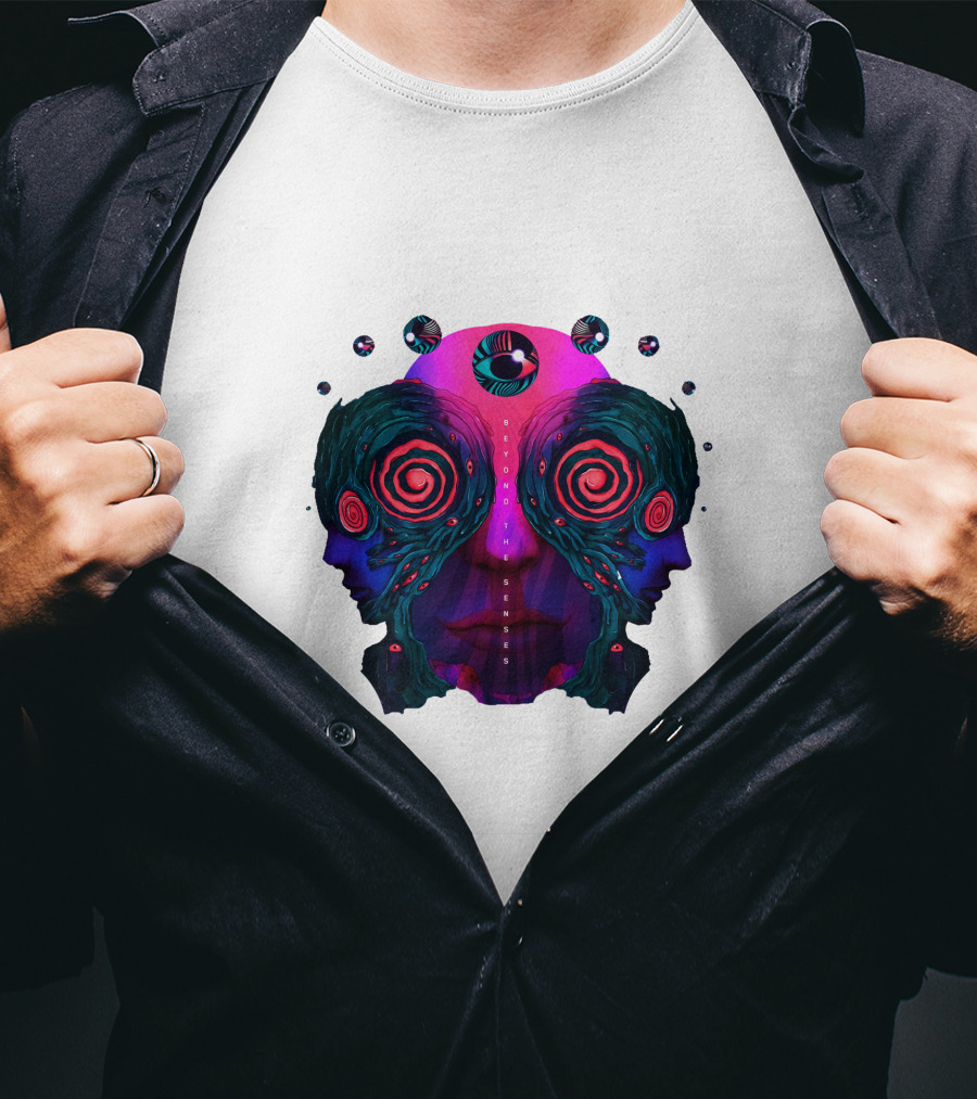 Rezz Beyond The Senses Psychedelic Faces T-Shirt