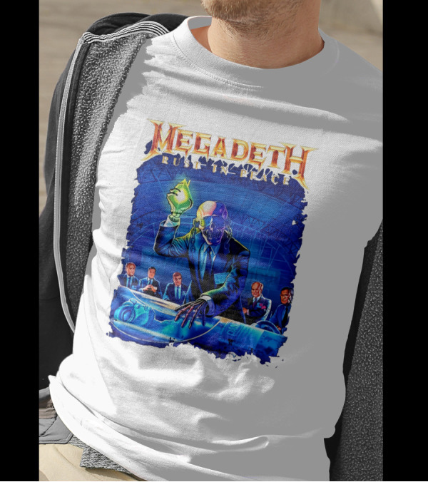 Plus Size Megadeth Rust In Peace M234xl M494 Raglan Summer T-Shirt