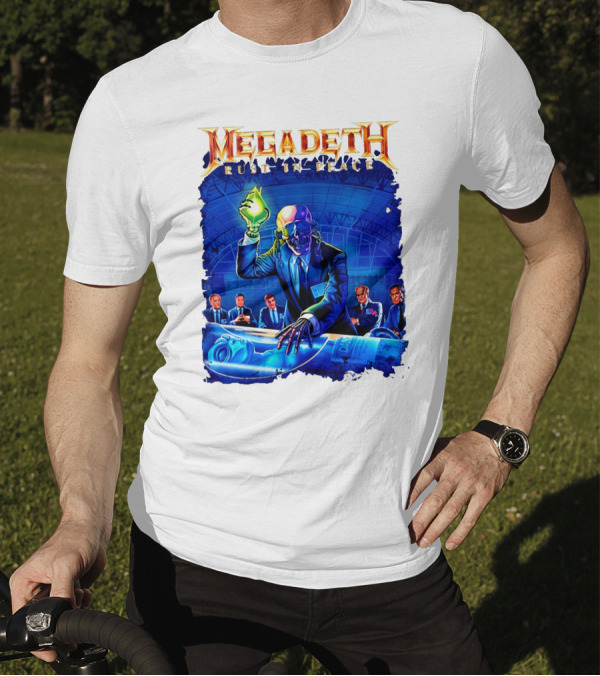Plus Size Megadeth Rust In Peace M234xl M494 Raglan Summer T-Shirt