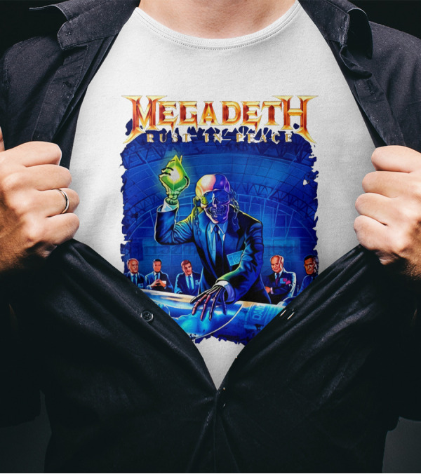 Plus Size Megadeth Rust In Peace M234xl M494 Raglan Summer T-Shirt