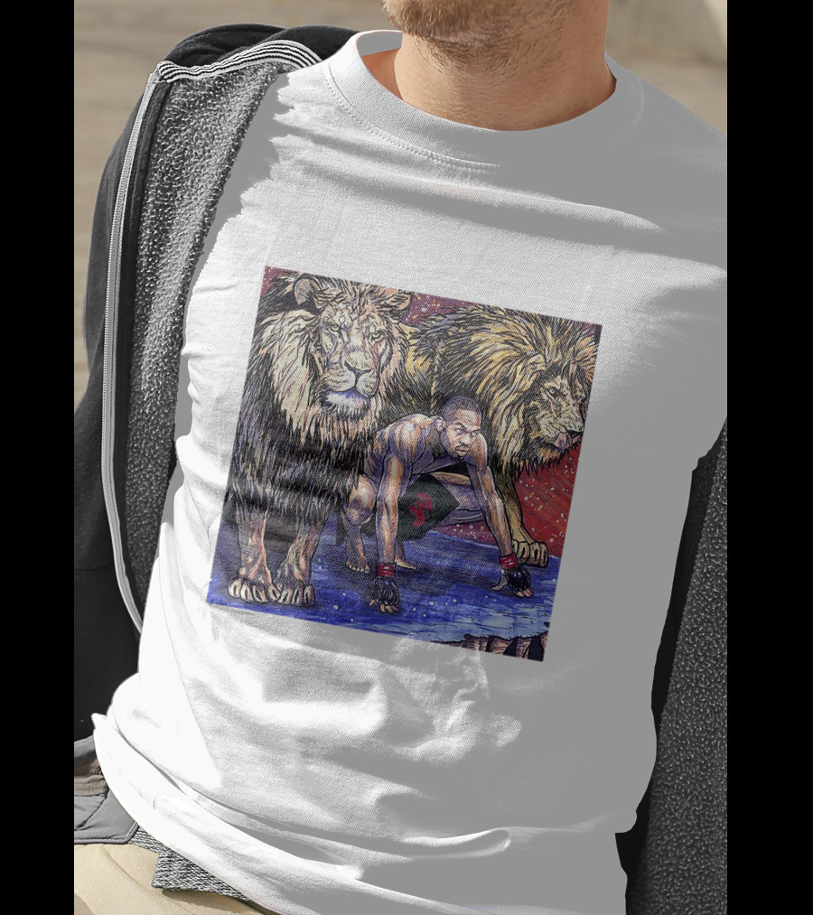 Jon Jones UFC Fighter Lion Pack Leader T-Shirt