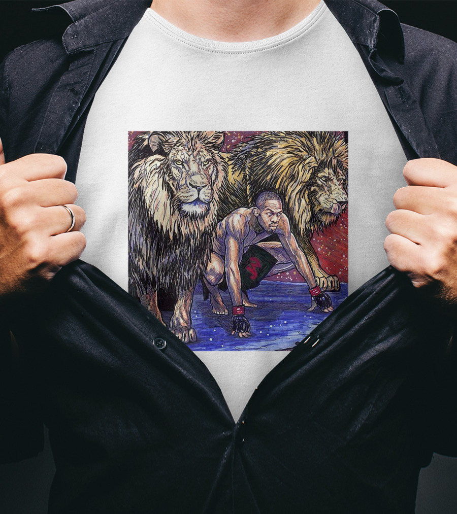 Jon Jones UFC Fighter Lion Pack Leader T-Shirt