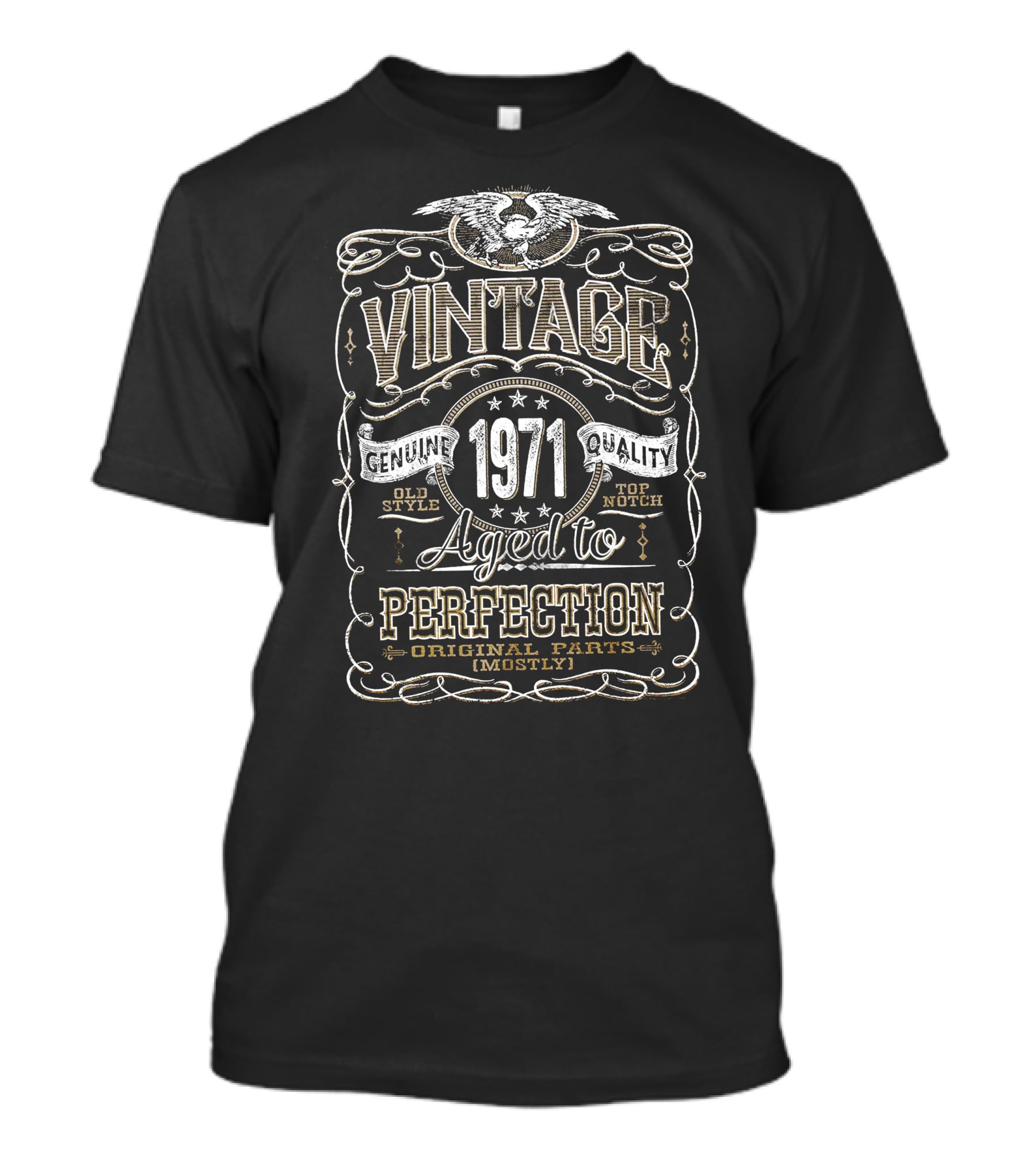 Vintage 1971 Genuine Quality Aged To Perfection T-Shirt