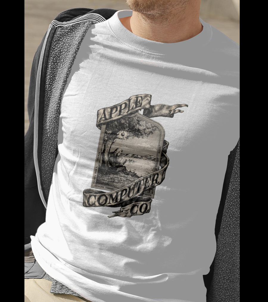 Apple Computer Co Vontag Throgh Stramme Minde Newton Xtanding T-Shirt