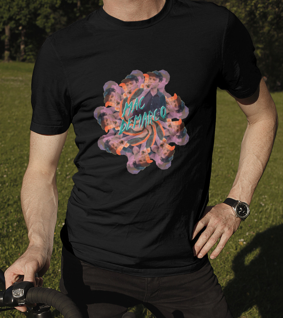 Mac DeMarco Flower Essential 1743 Psychedelic Spiral T-Shirt