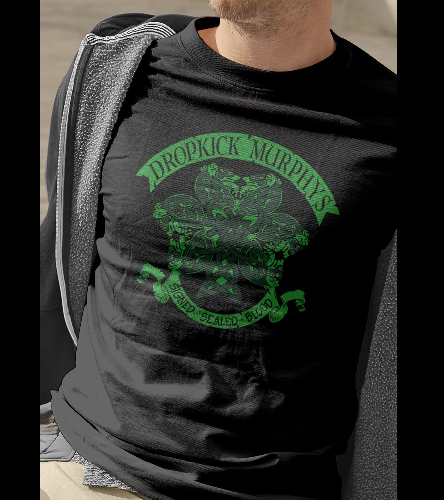 Dropkick Murphys Signed And Sealed In Blood Celtic Knot T-Shirt