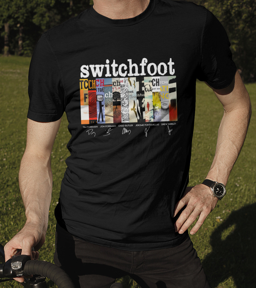 Switchfoot Albums Tim Foreman Jon Foreman Chad Butler Jerome Fontamillas Drew Shirley T-Shirt