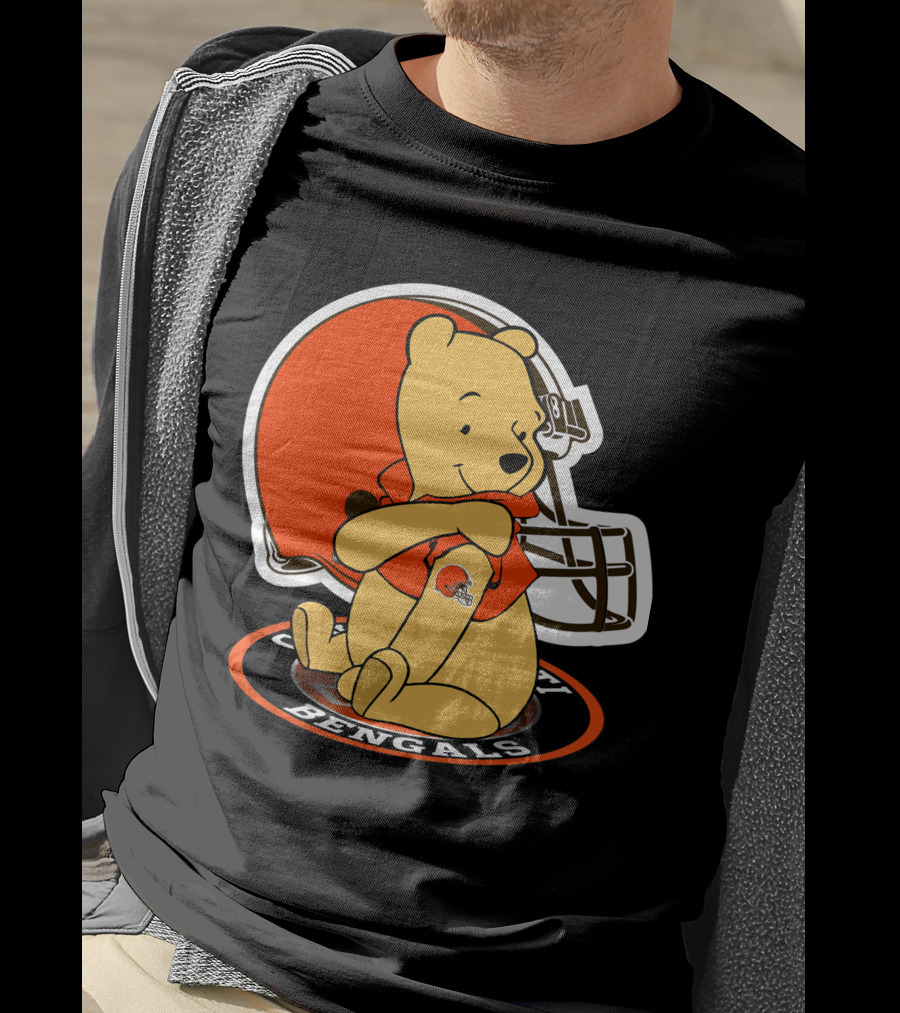 Pooh Browns Cincinnati Bengals T-Shirt
