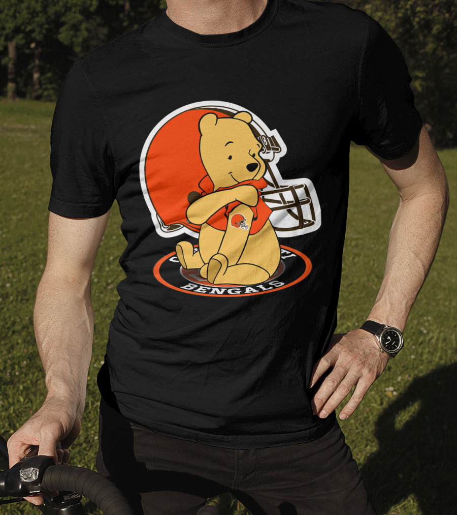Pooh Browns Cincinnati Bengals T-Shirt