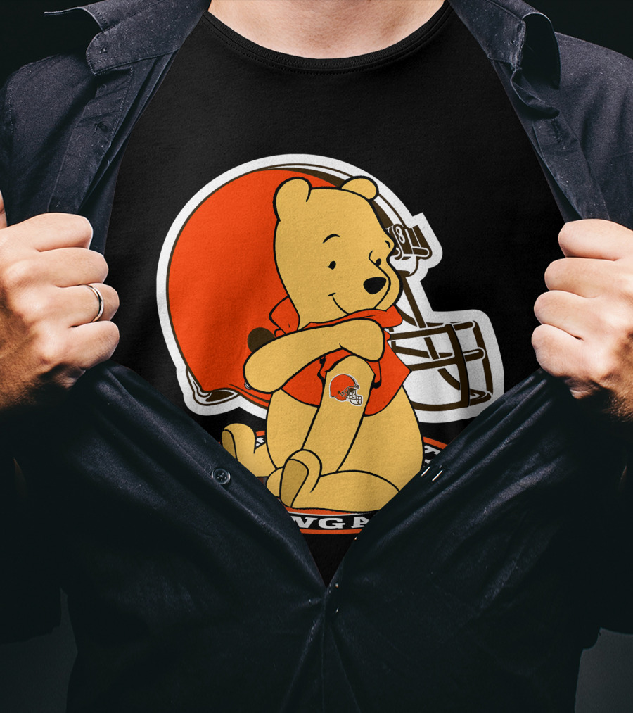 Pooh Browns Cincinnati Bengals T-Shirt