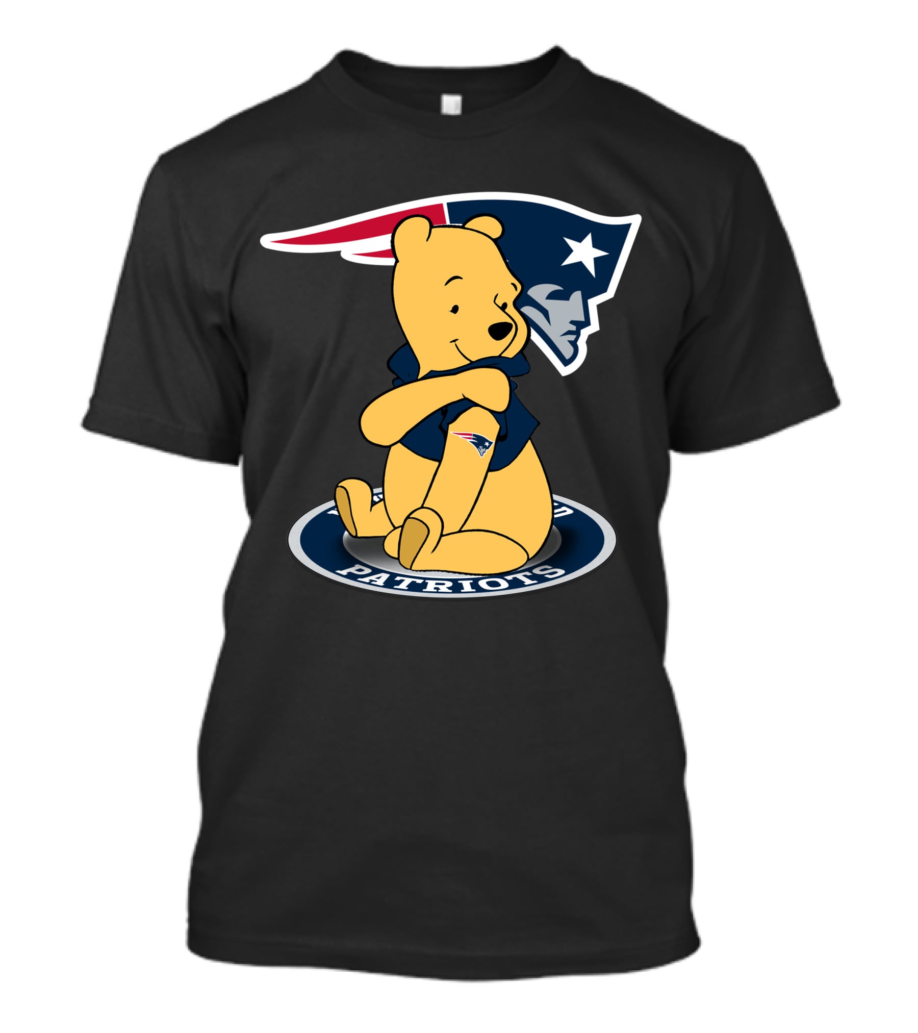 Pooh Patriots New England Crossover T-Shirt