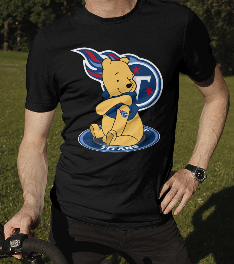 Tennessee Titans Pooh Bear Fan Crossover T-Shirt
