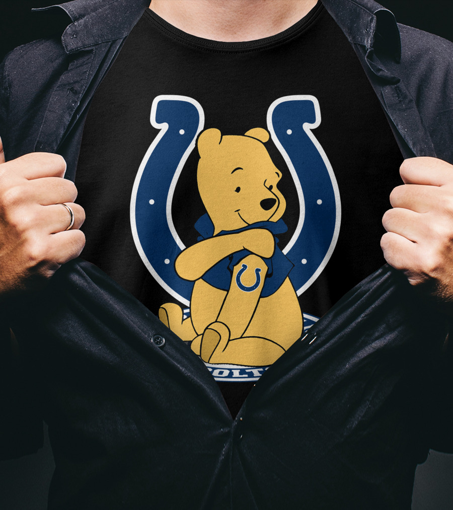 Winnie The Pooh Indianapolis Colts Fan T-Shirt