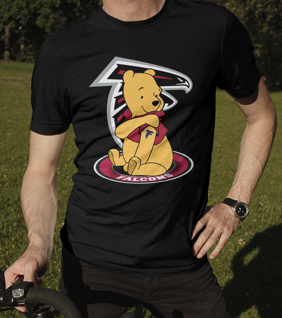 Winnie The Pooh Atlanta Falcons Crossover Fan T-Shirt