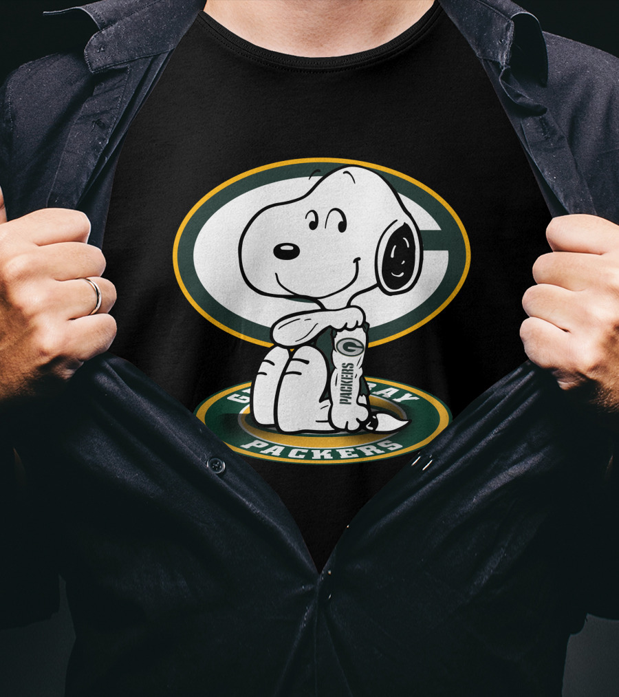 Snoopy Green Bay Packers T-Shirt