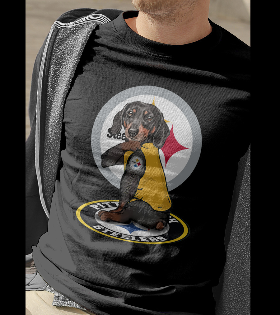 Steelers Dachshunds NFL T-Shirt